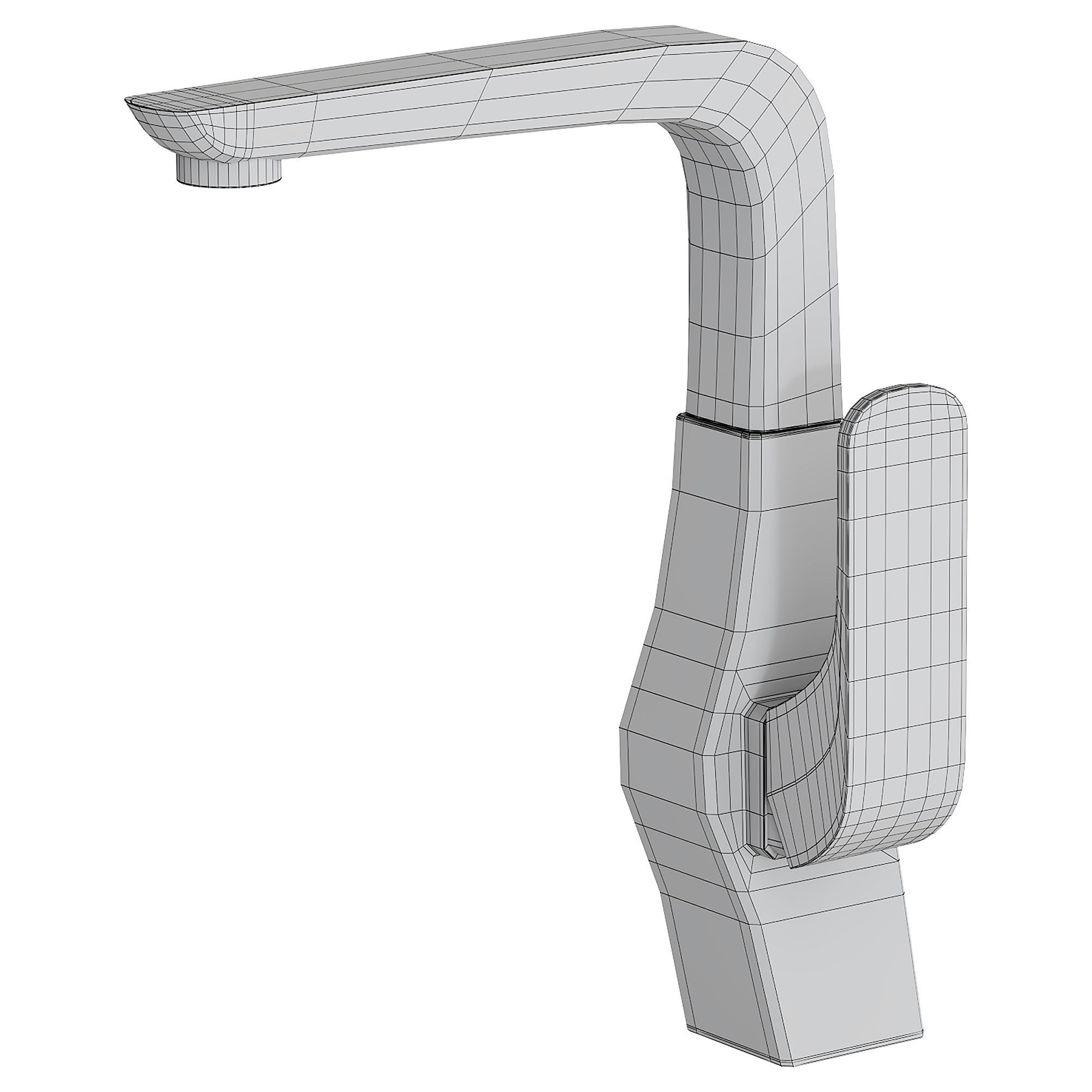 Kitchen faucet BelBagno BB-LAM16-IN 3D model_1