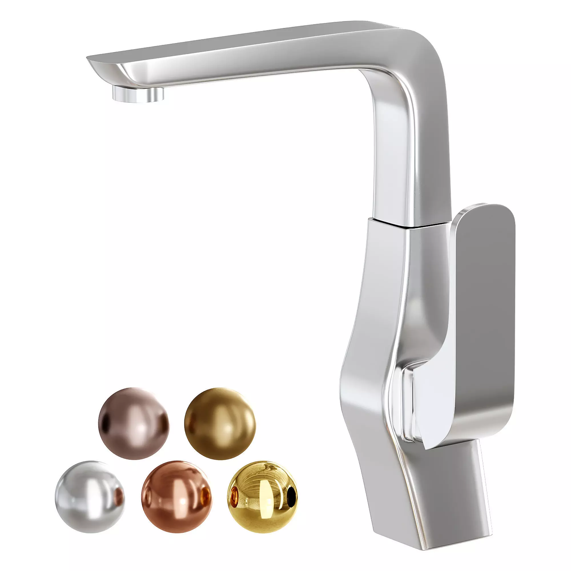 Kitchen faucet BelBagno BB-LAM16-IN 3D model_0
