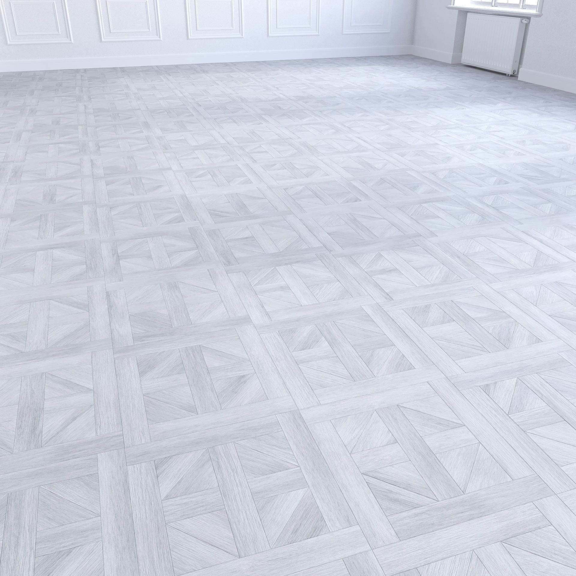 Parquet - Laminate - Wooden floor 3 in 1 Low-poly 3D model_8