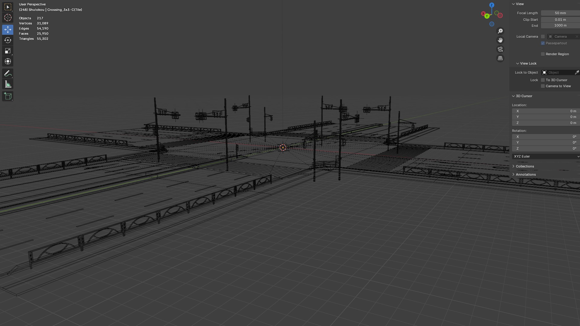 Road Network for Unity UnityRoadMaster  Low-poly 3D model_6