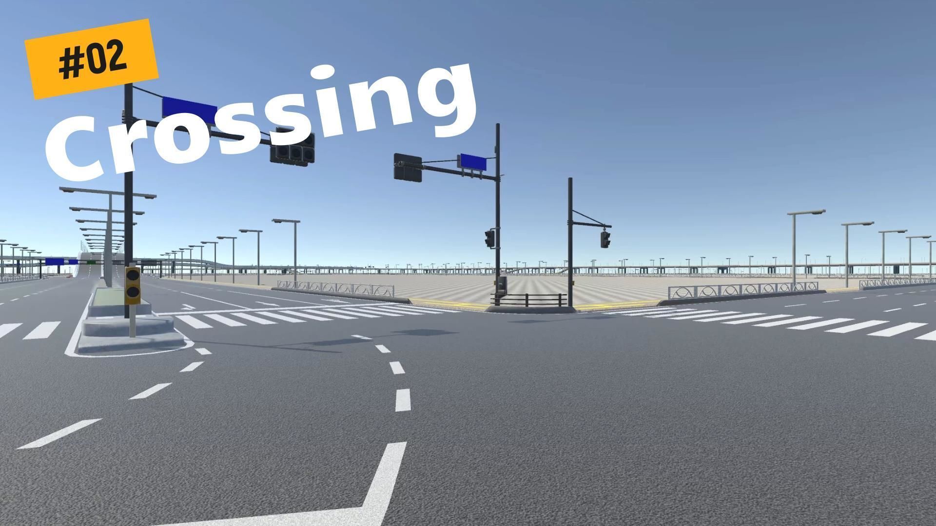 Road Network for Unity UnityRoadMaster  Low-poly 3D model_12