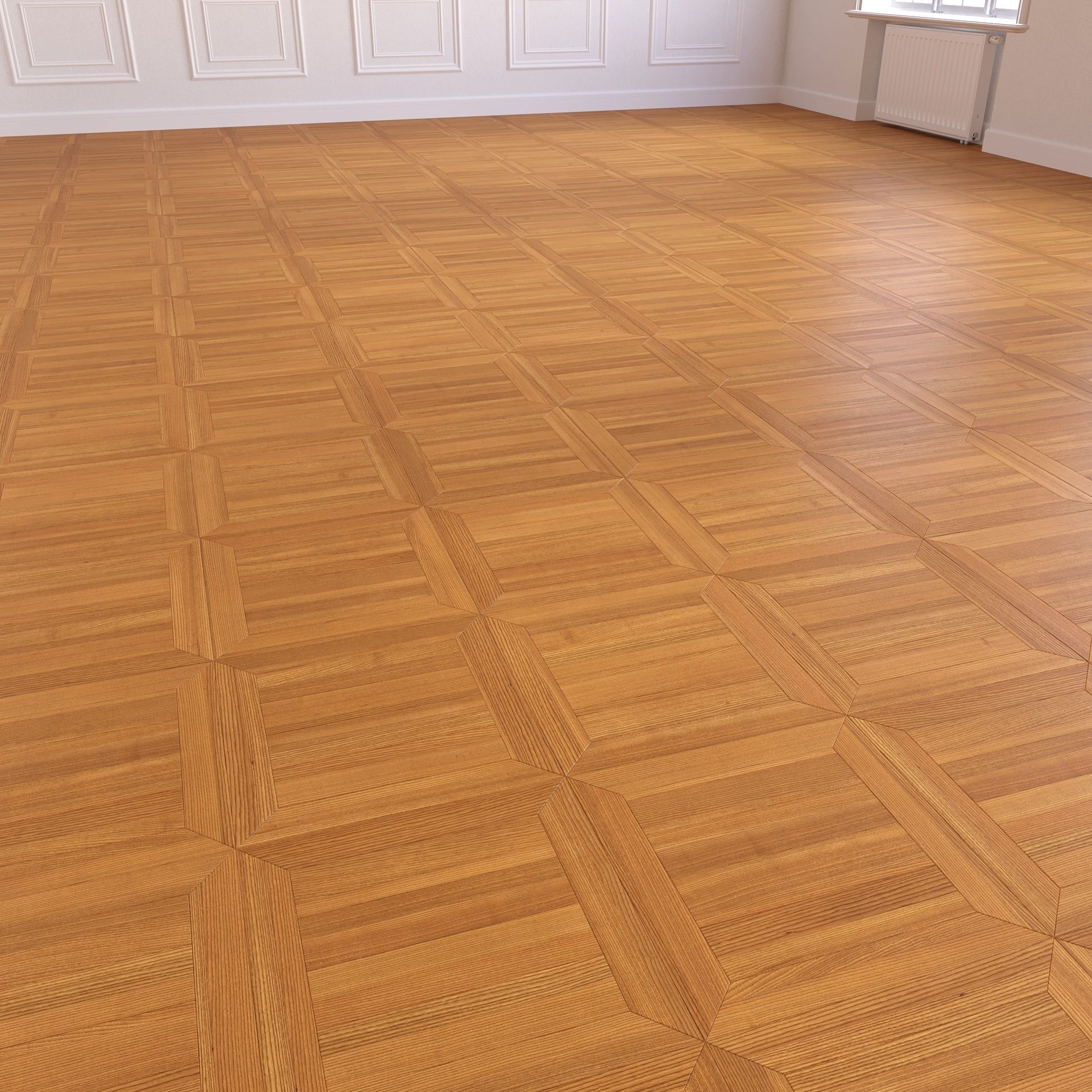 Parquet - Laminate - Wooden floor 3 in 1 3D model_15