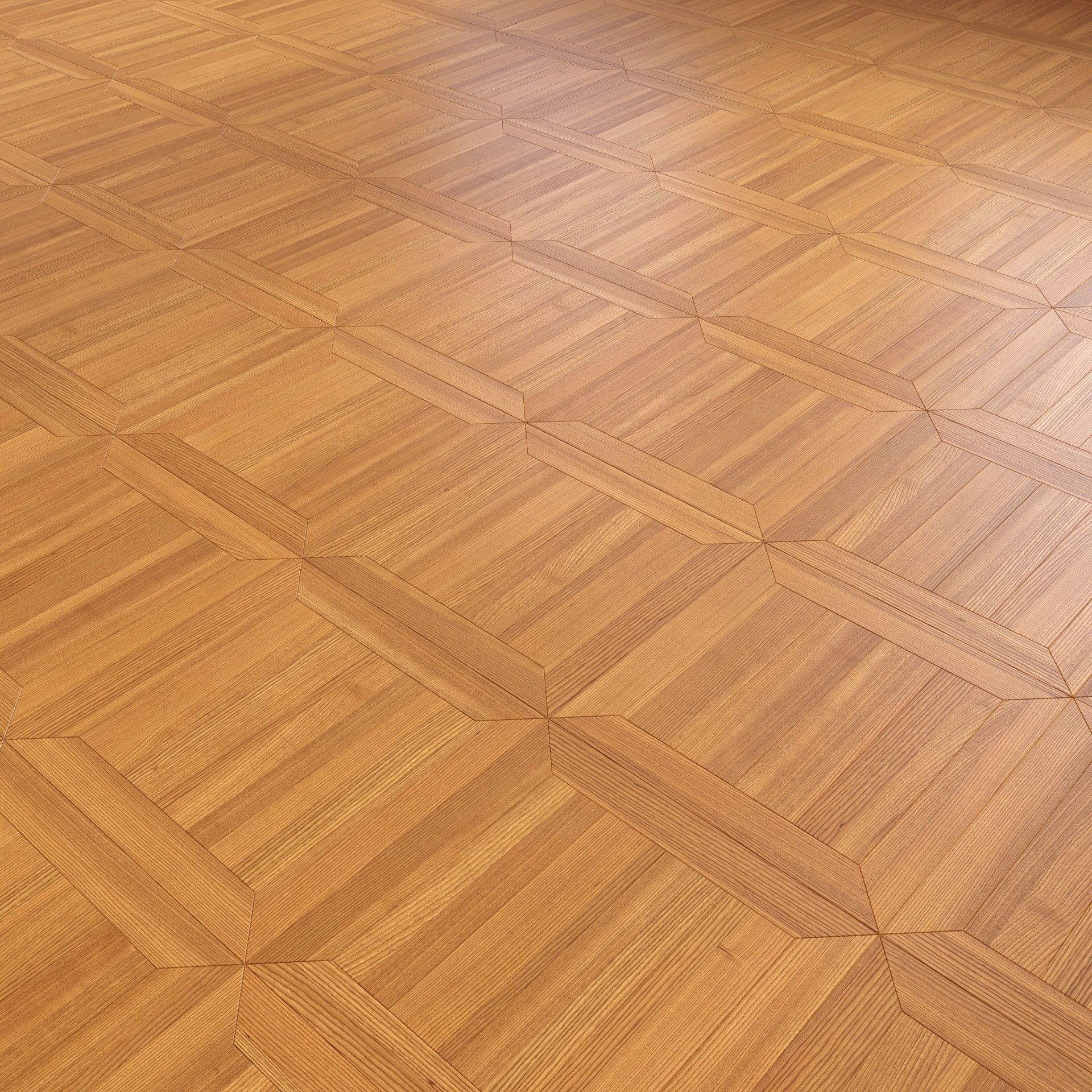 Parquet - Laminate - Wooden floor 3 in 1 3D model_9