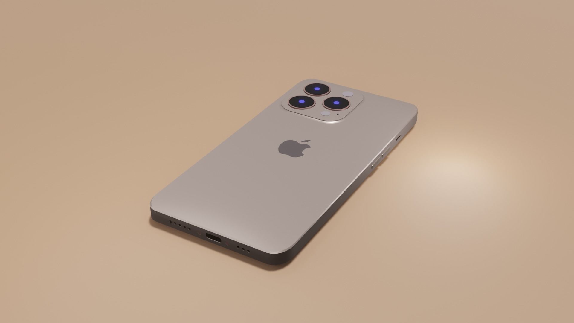 Iphone 13 Pro model - Blender Free low-poly 3D model_5