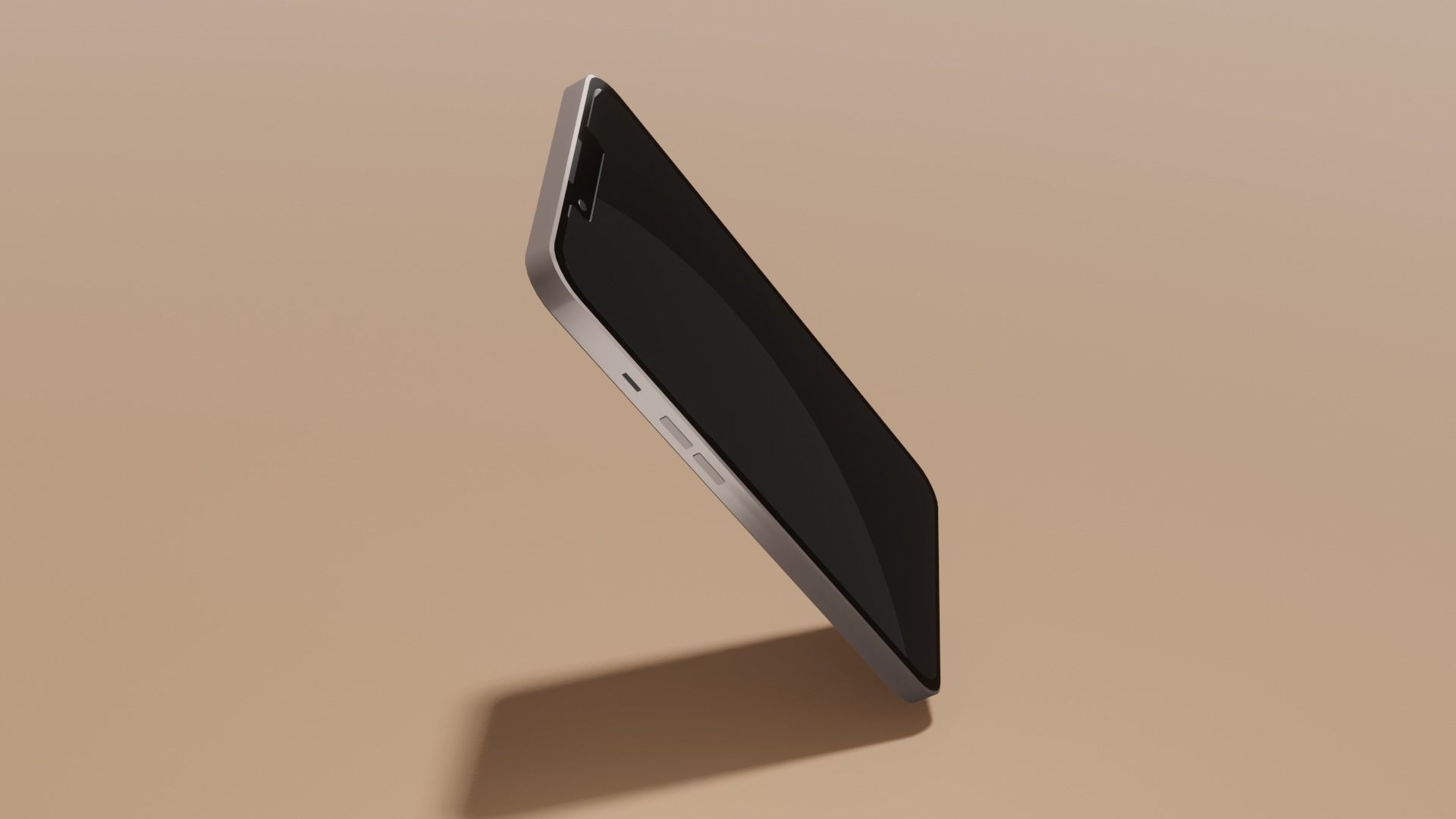 Iphone 13 Pro model - Blender Free low-poly 3D model_2
