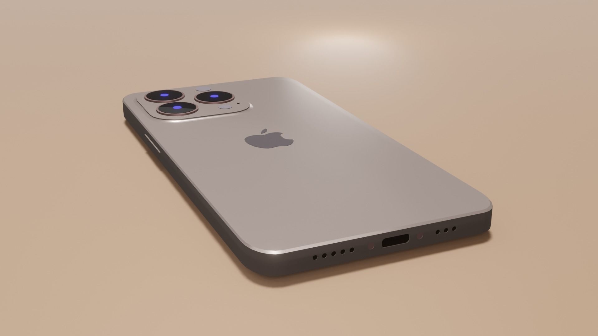 Iphone 13 Pro model - Blender Free low-poly 3D model_6