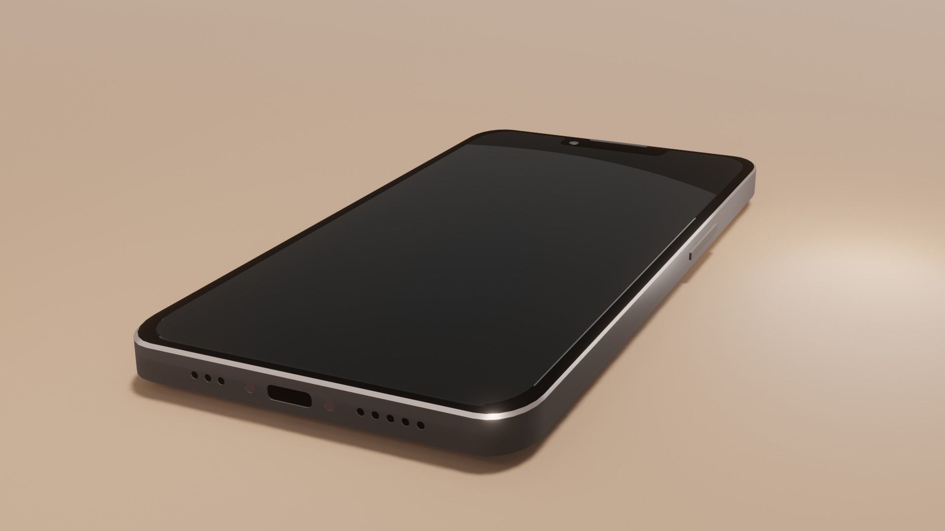 Iphone 13 Pro model - Blender Free low-poly 3D model_4