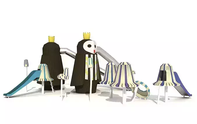 Wooden Owl Playground Set