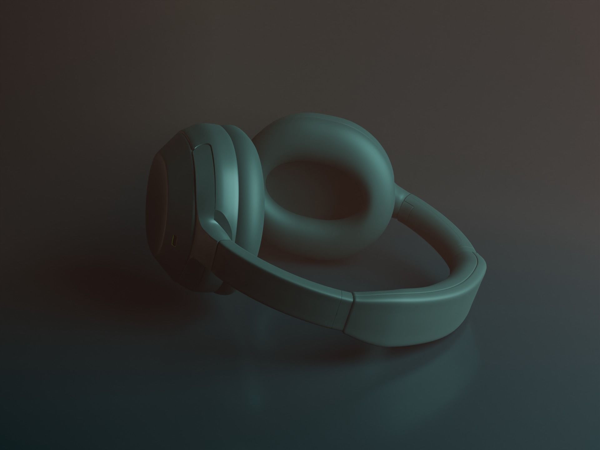 Sony WH-1000XM4 HeadPhone 3D model_1