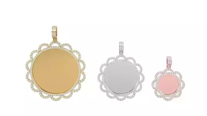 Picture pendant 1-2 inch N 83