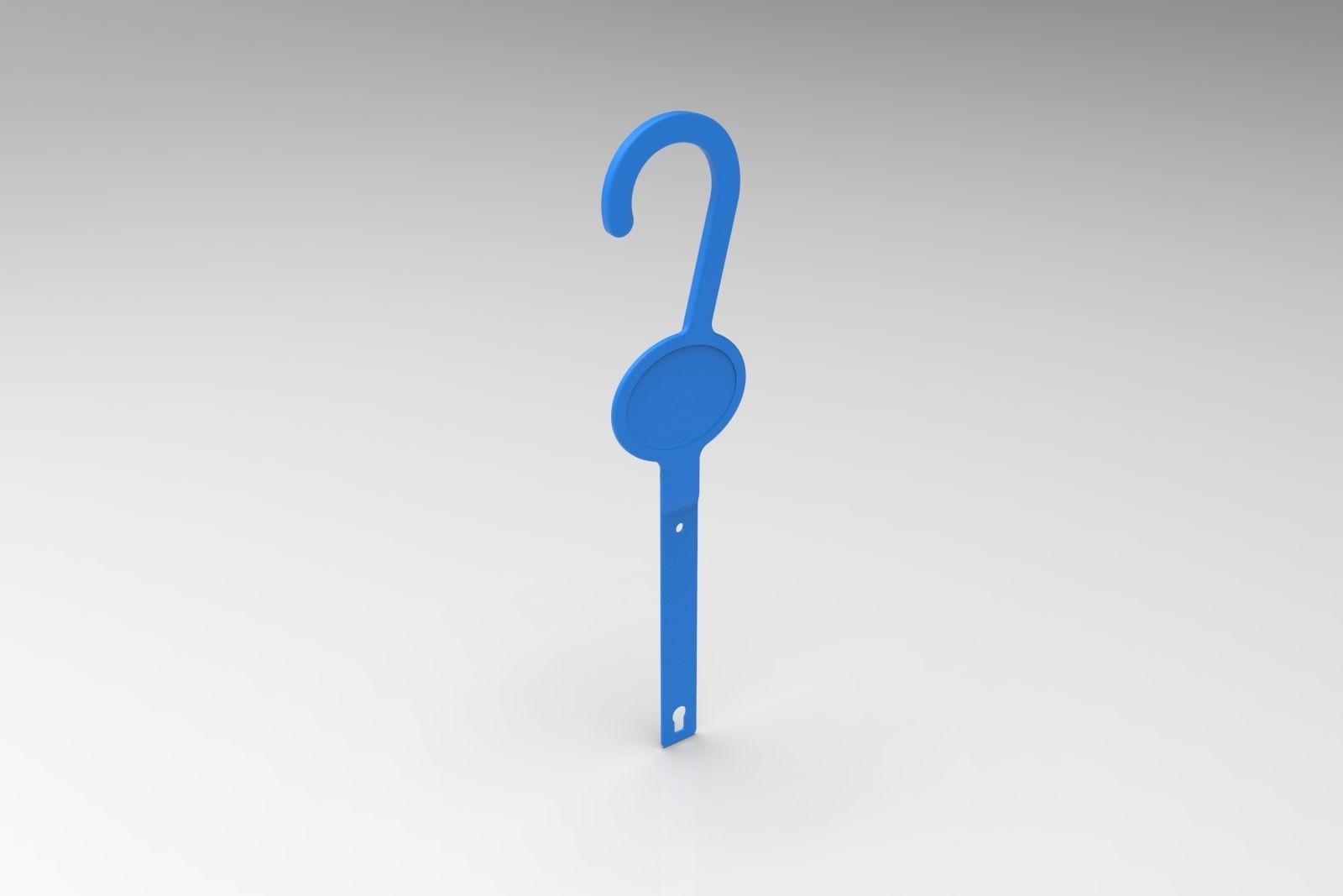 PLASTIC HOOK 3D print model_1