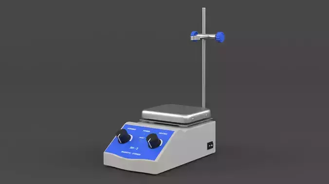 Magnetic Hot Plate Stirrer 3D model