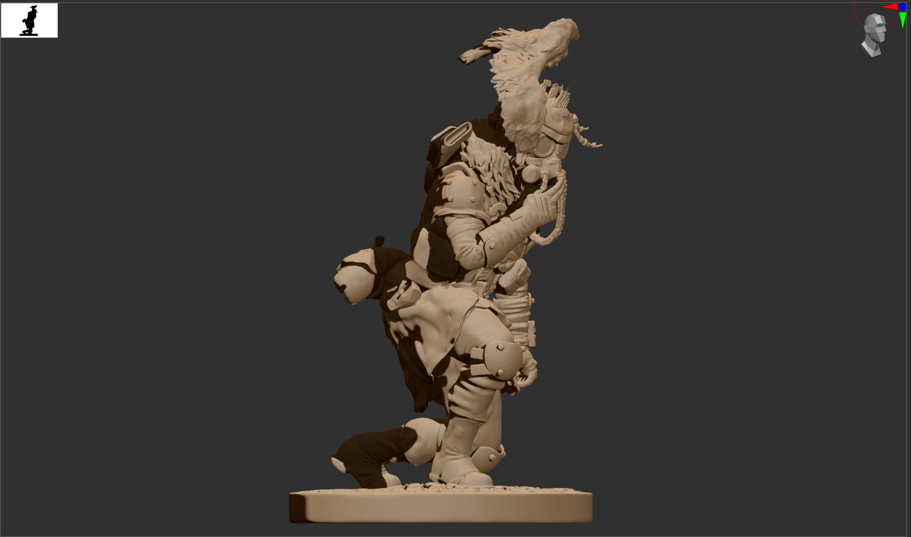 Apex Legends Bloodhound tracking prey 3D print model_2