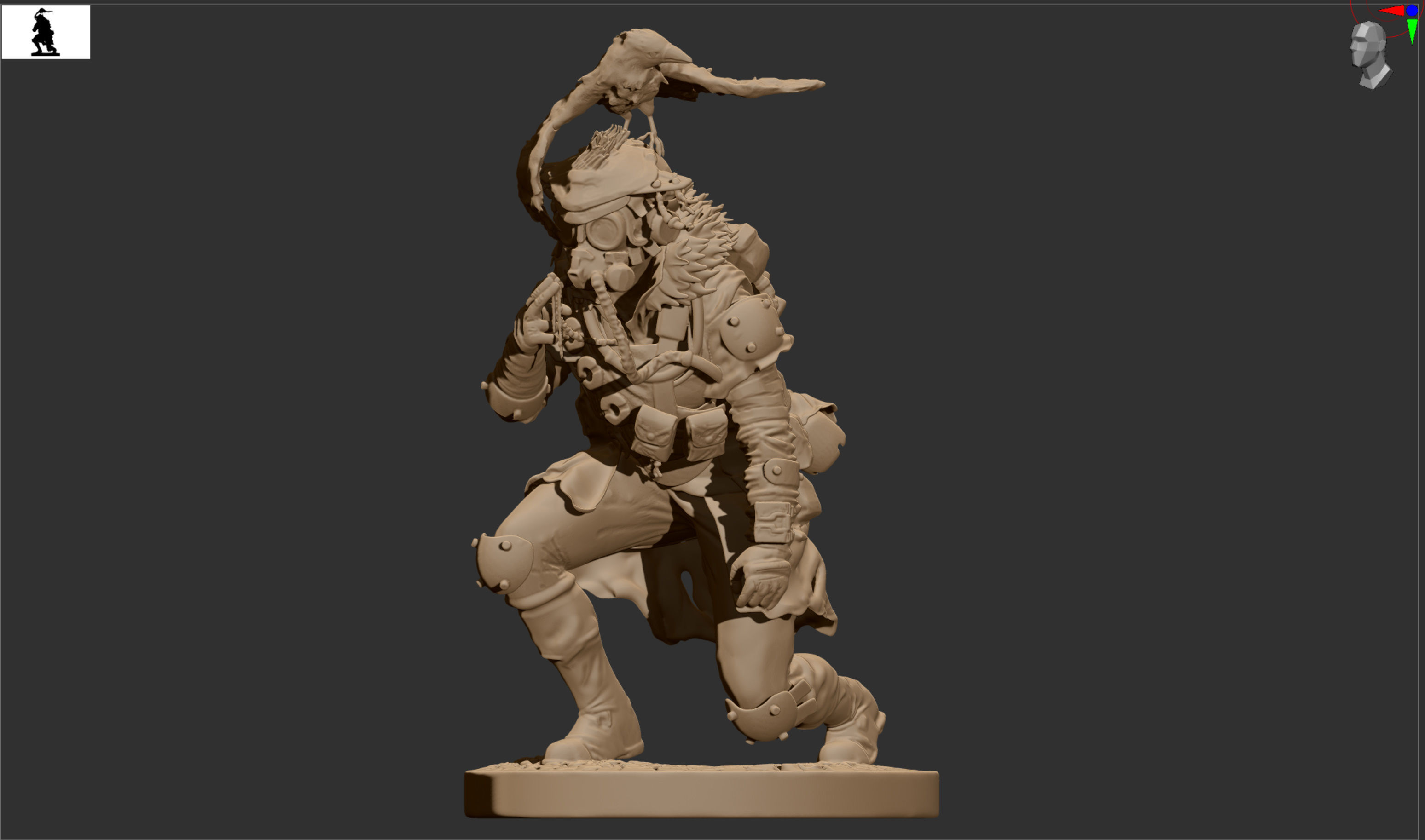 Apex Legends Bloodhound tracking prey 3D print model_8