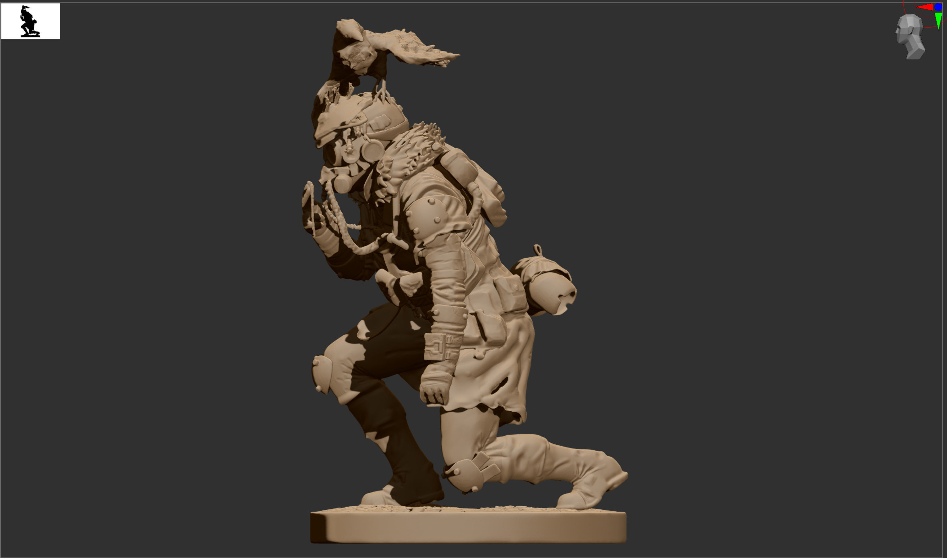 Apex Legends Bloodhound tracking prey 3D print model_7