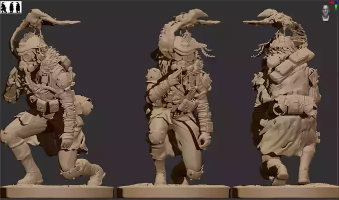 Apex Legends Bloodhound tracking prey 3D print model