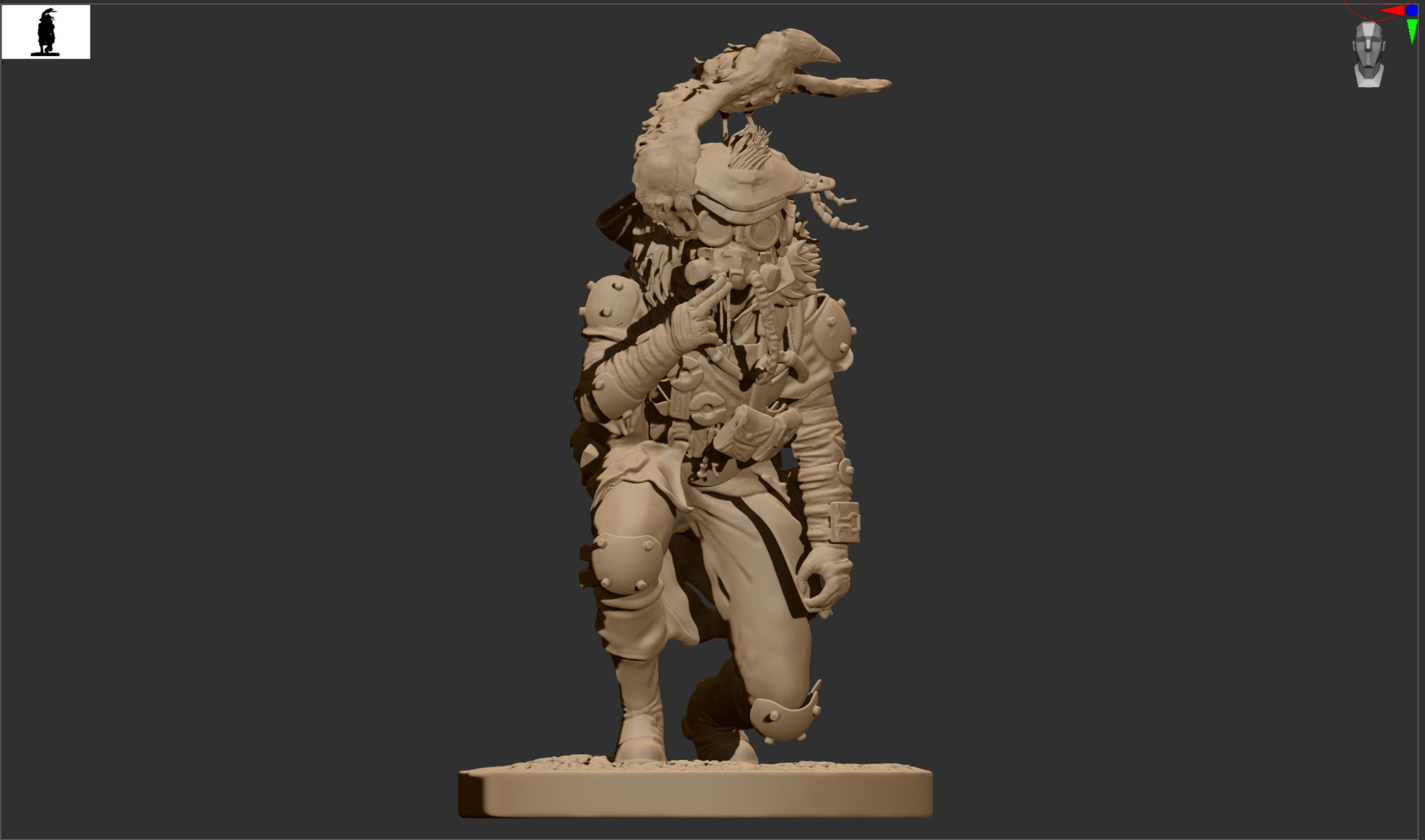 Apex Legends Bloodhound tracking prey 3D print model_1