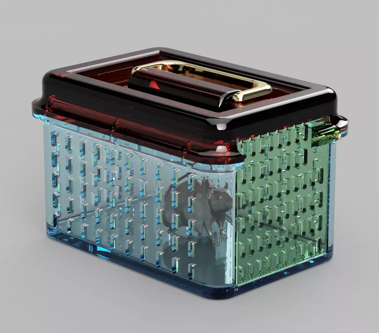 Small Animal Crate Cage 3D print model