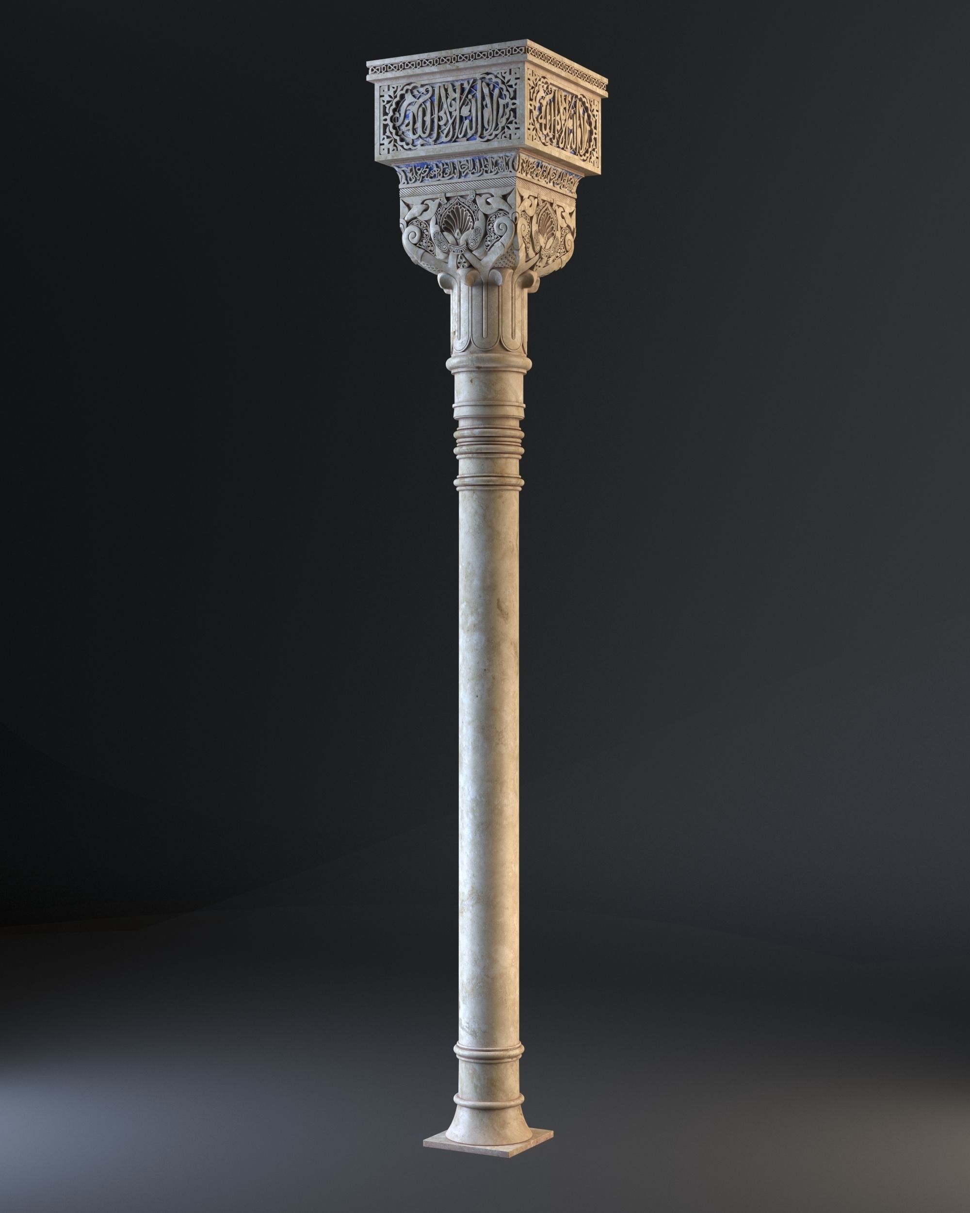 Andalusian Column 3D model_2