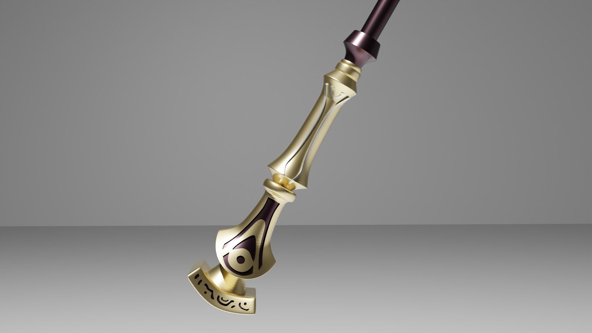 Cyno Weapon - Genshin Impact Cosplay - Sliced Print Ready 3D print model_3