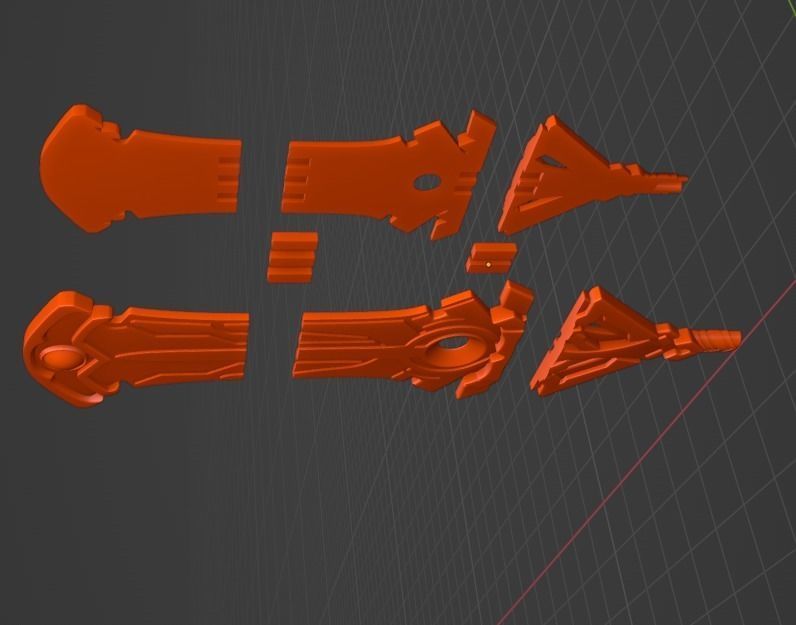 Cyno Weapon - Genshin Impact Cosplay - Sliced Print Ready 3D print model_11