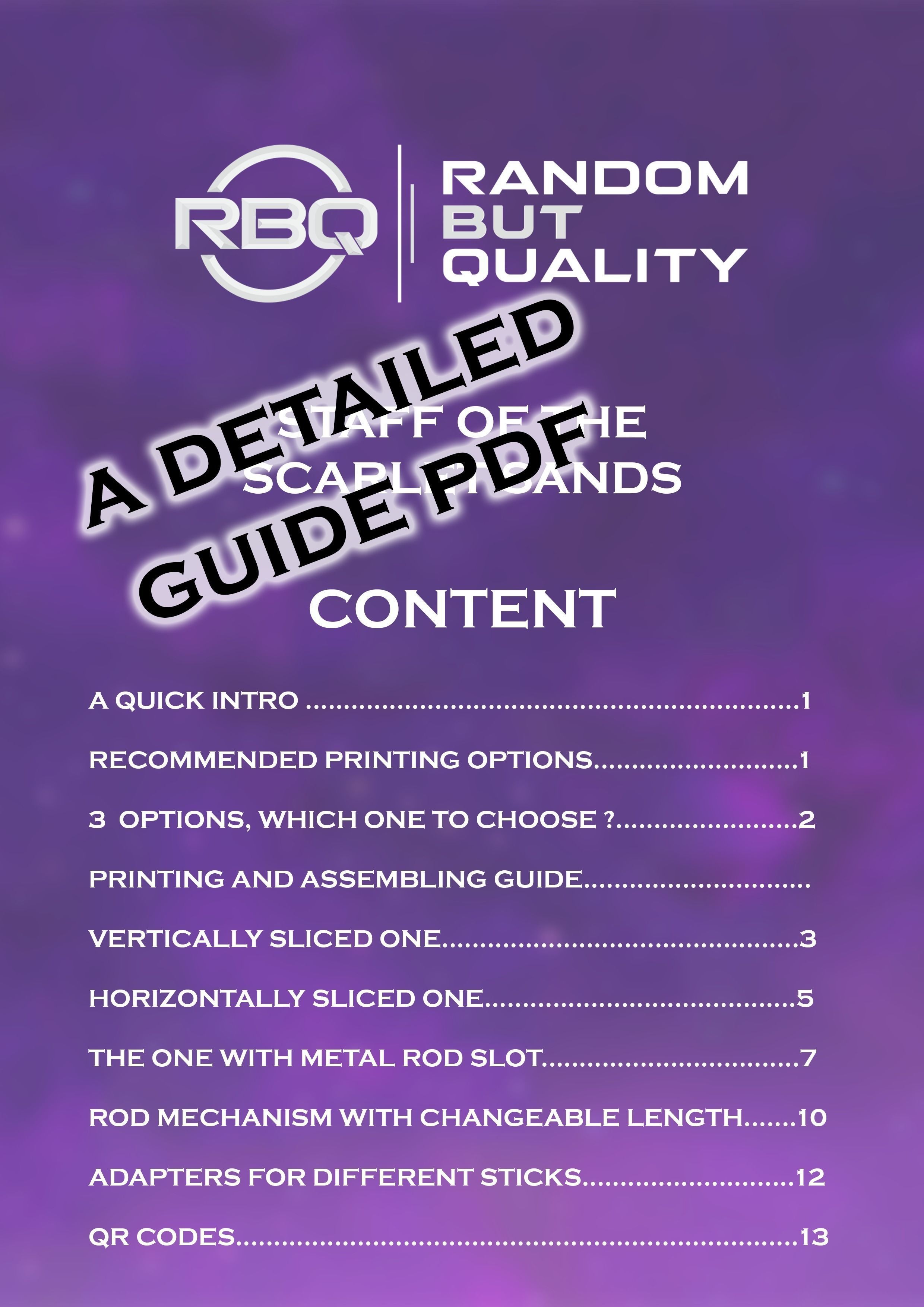 Cyno Weapon - Genshin Impact Cosplay - Sliced Print Ready 3D print model_1