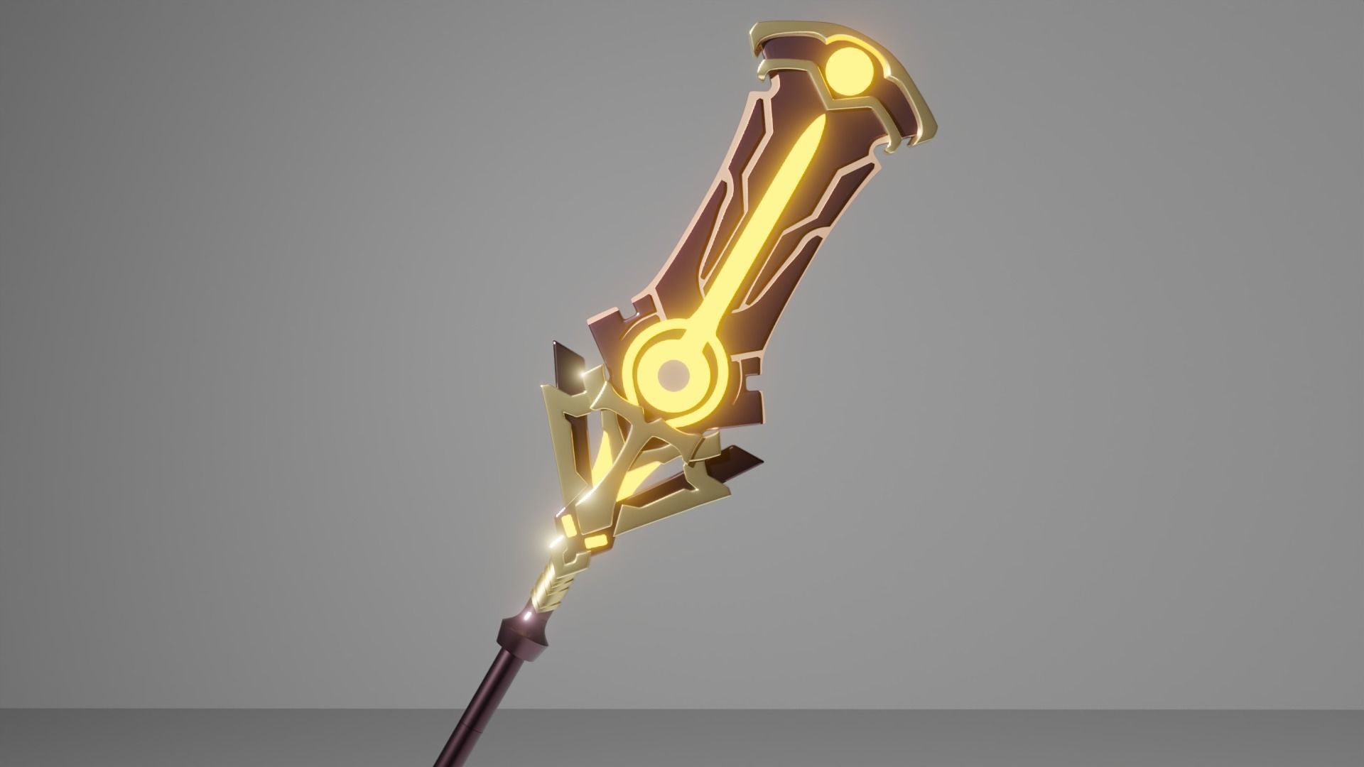 Cyno Weapon - Genshin Impact Cosplay - Sliced Print Ready 3D print model_2