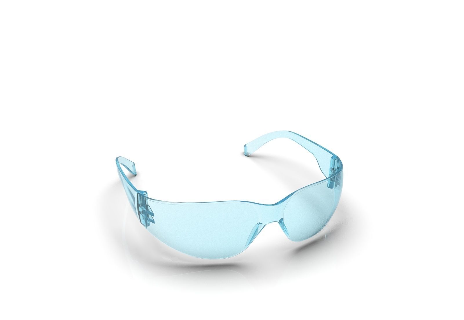 GOGALS clear safety glasses 3D print model_2