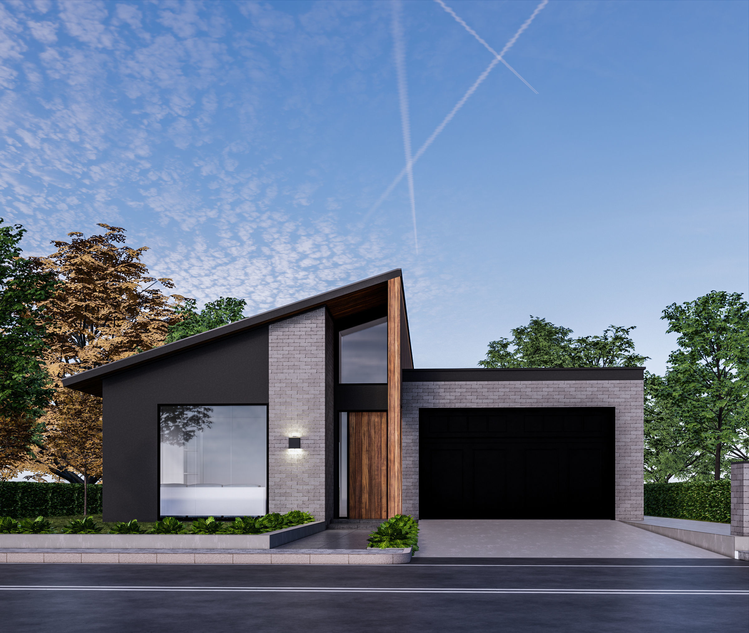 architectural 3d model for single floor house 3D model 2 3D model_1