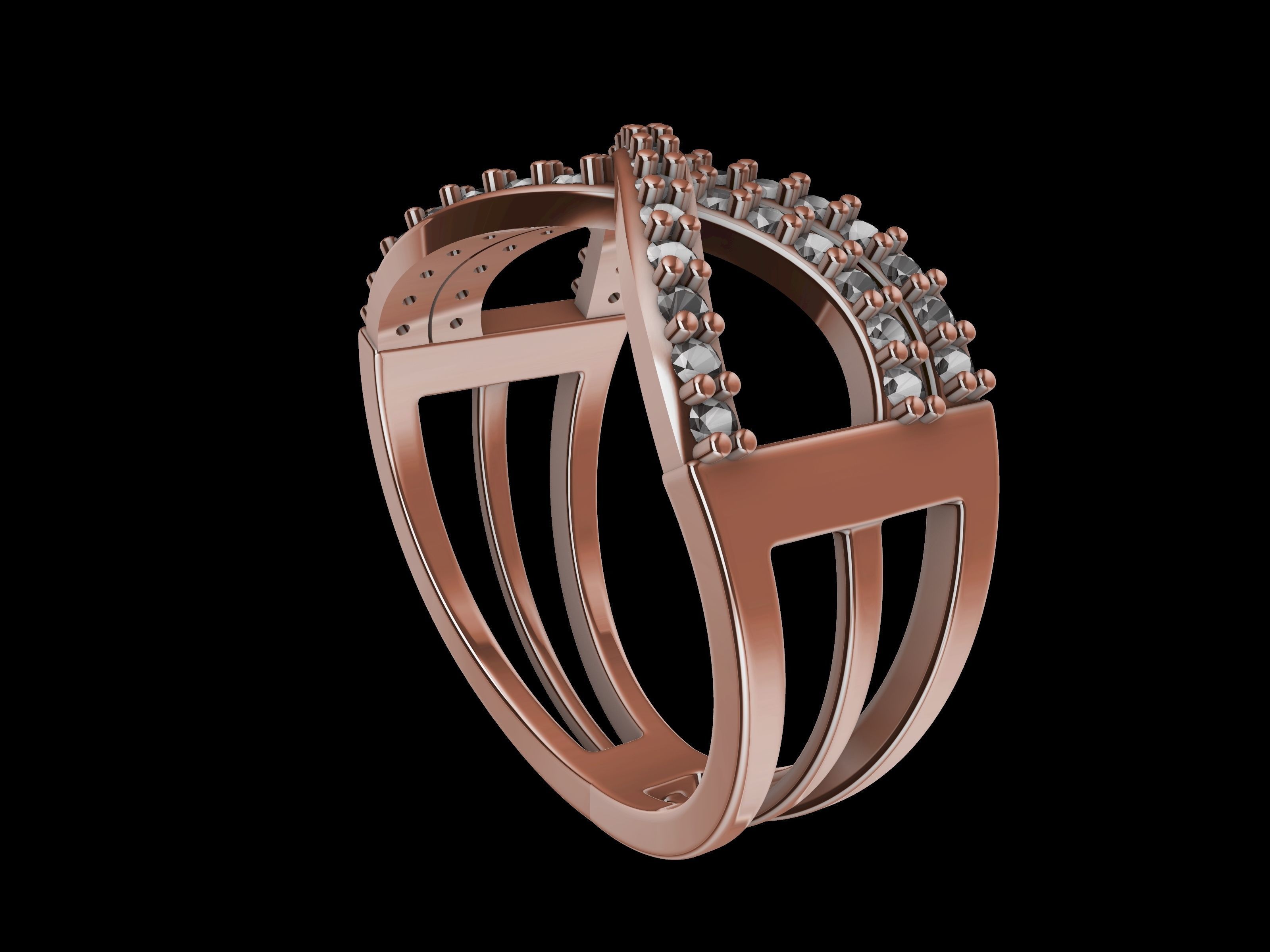 twist diamond ring stl verified 3D print model_17