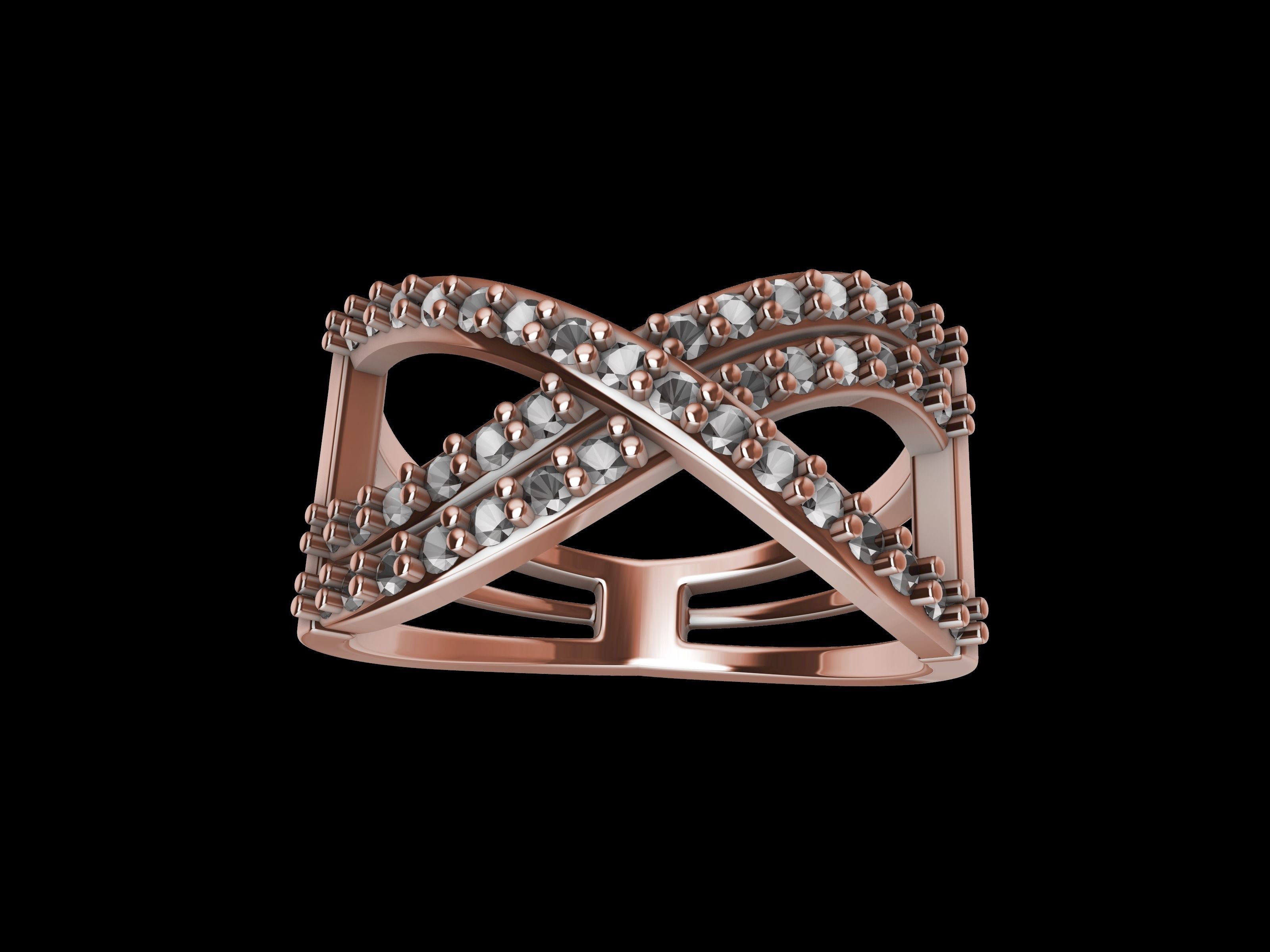 twist diamond ring stl verified 3D print model_18