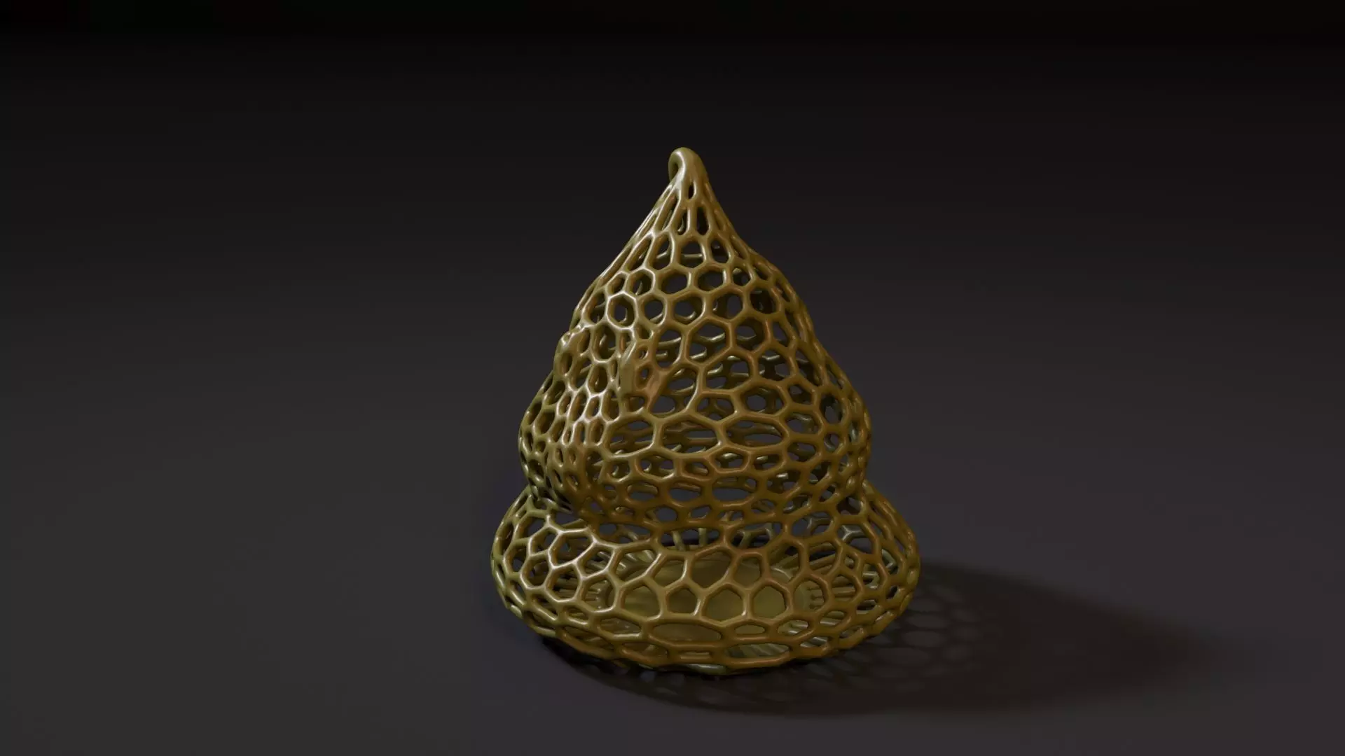 Poop voronoi 3D print model