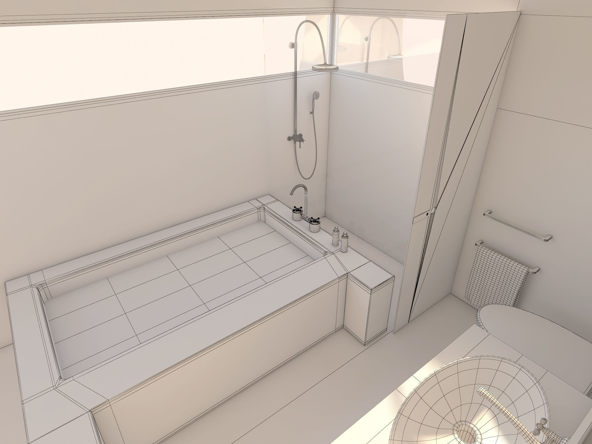 Bathroom 16 3D model_7