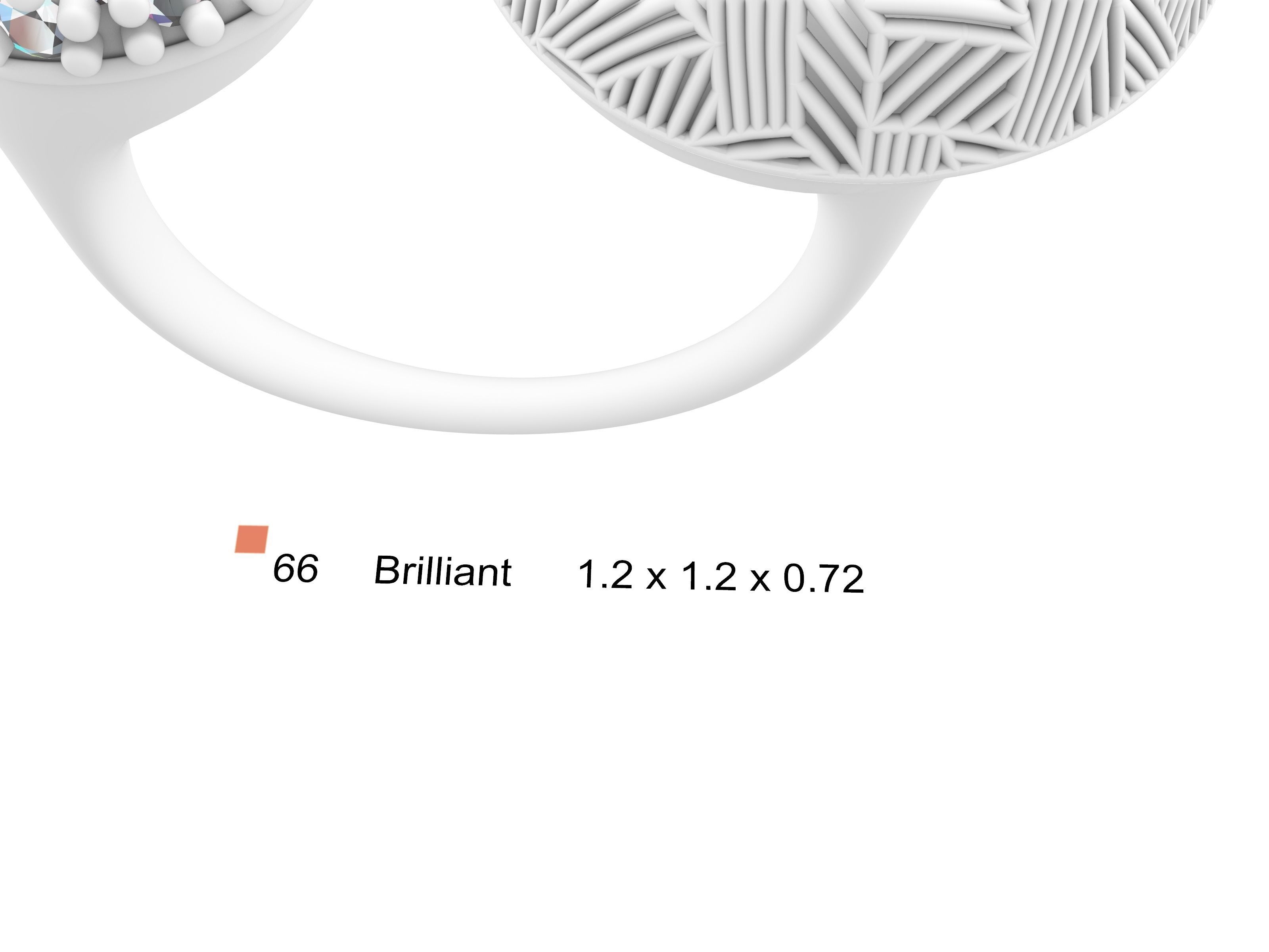 DOME JALI PAVE RING STL VERIFIED 3D print model_5