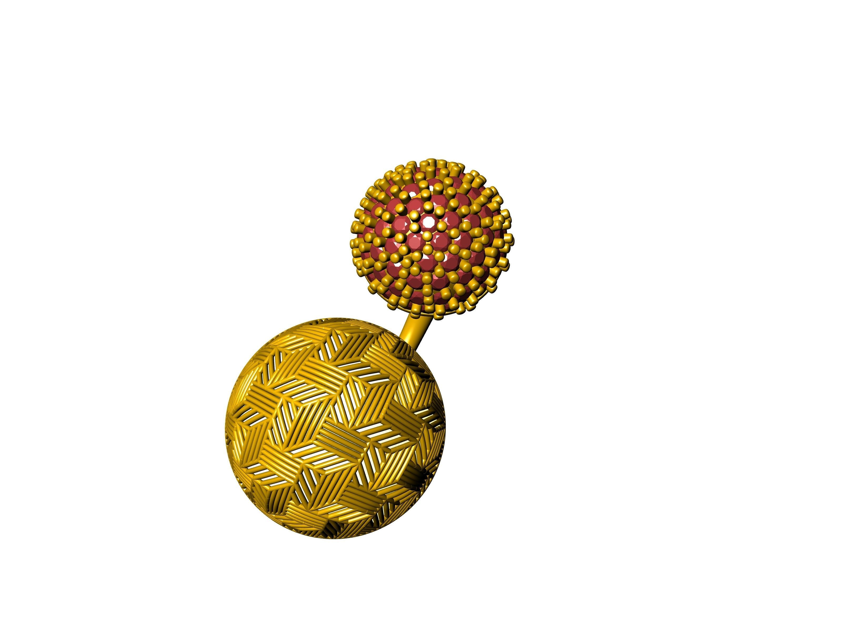 DOME JALI PAVE RING STL VERIFIED 3D print model_9