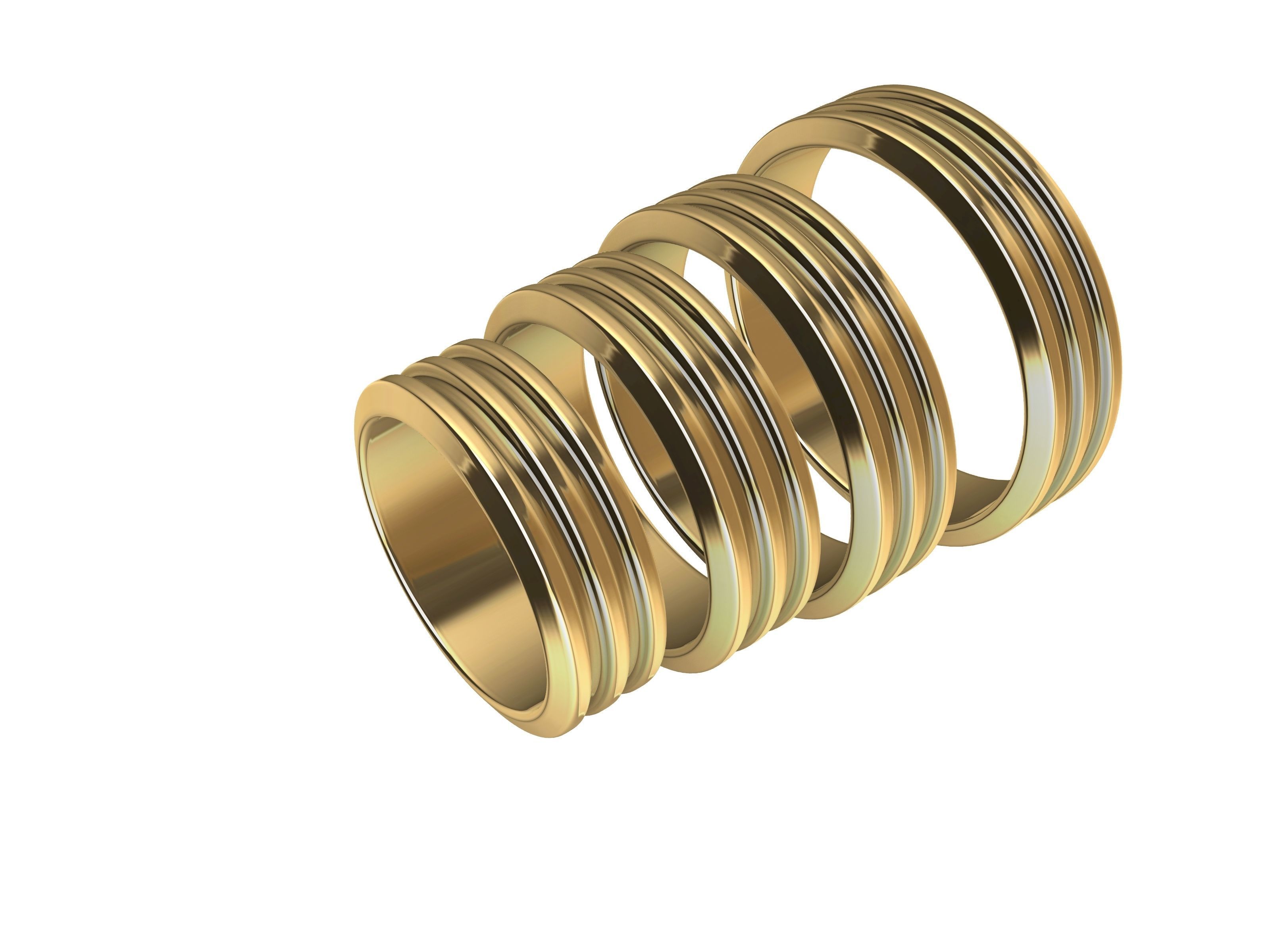 4 sizes wedding band 89343stl verified 3D print model_25