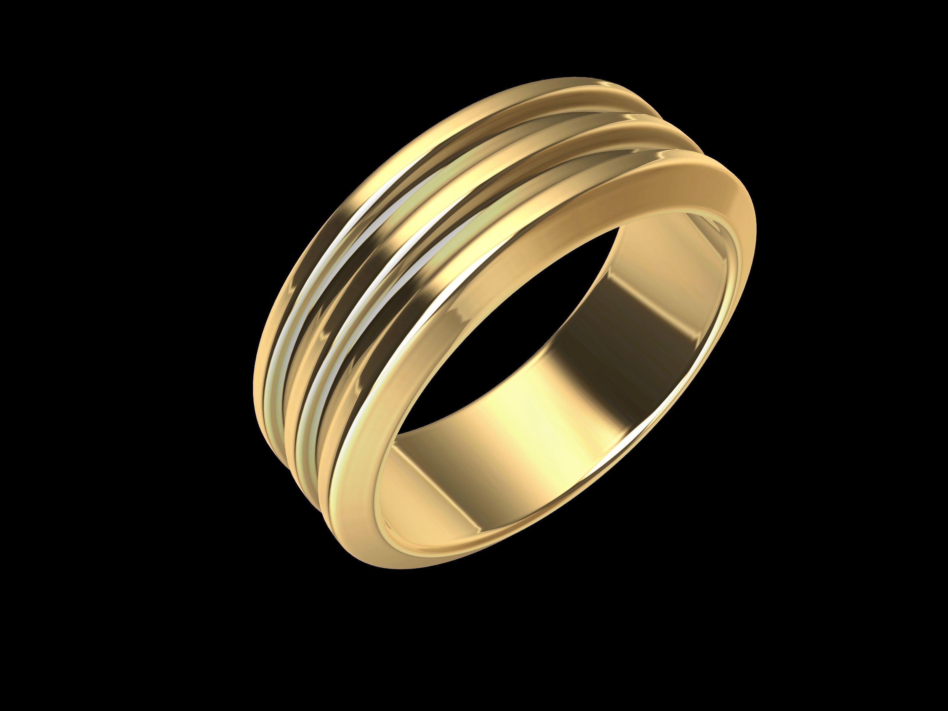 4 sizes wedding band 89343stl verified 3D print model_44