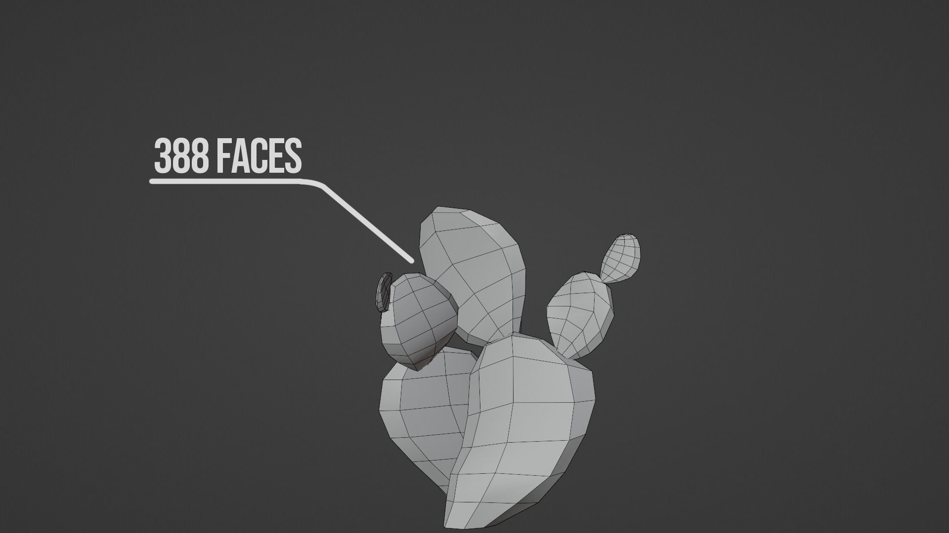 Spiky - Low-Poly Cactus Pack Low-poly 3D model_13