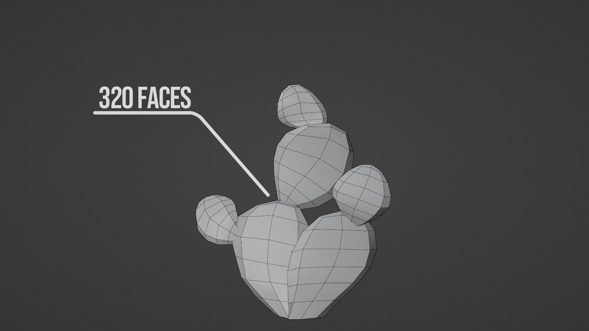 Spiky - Low-Poly Cactus Pack Low-poly 3D model_9