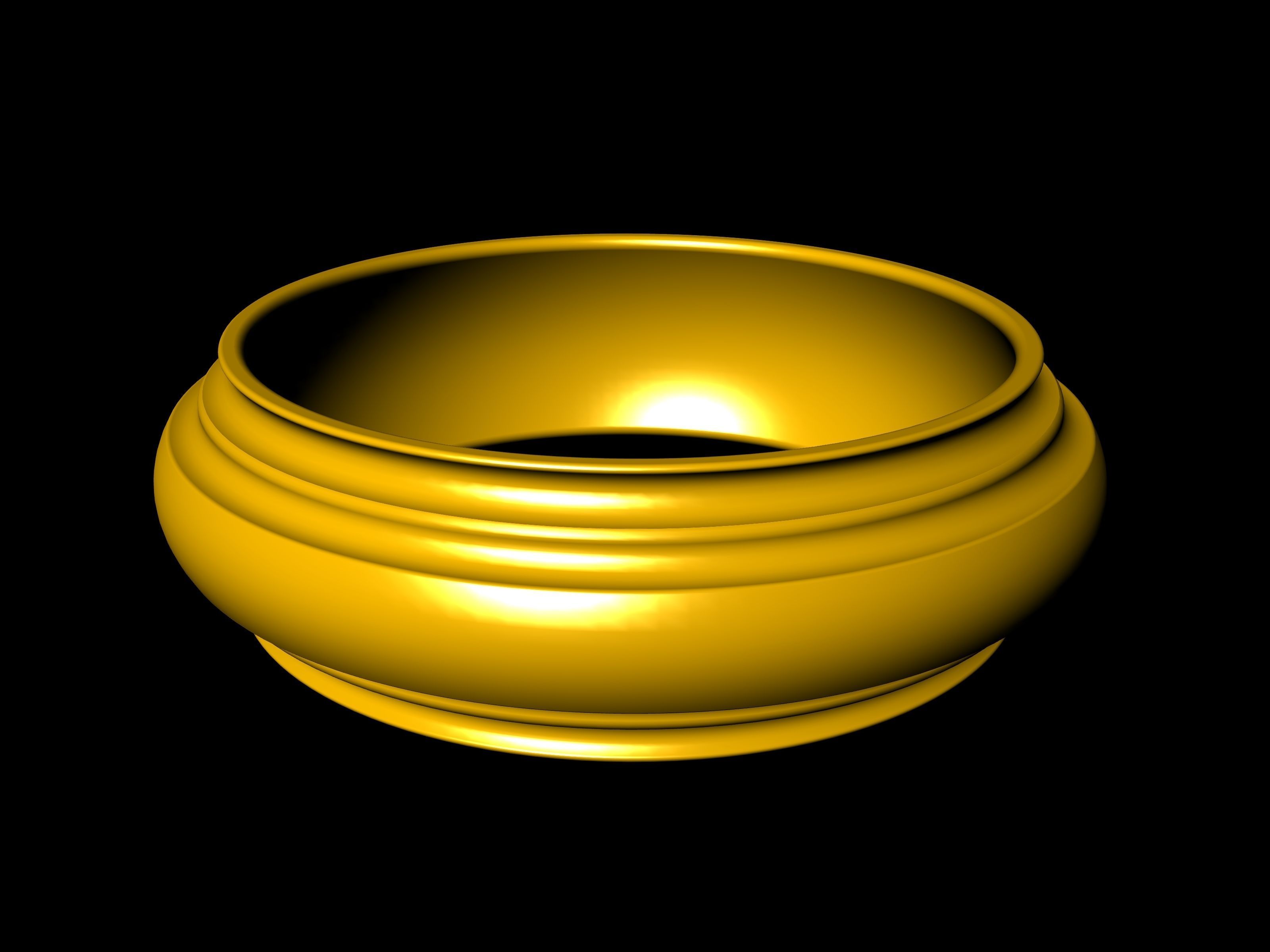 4 SIZES WEDDING BAND 3423 STL VERIFIED 3D print model_78