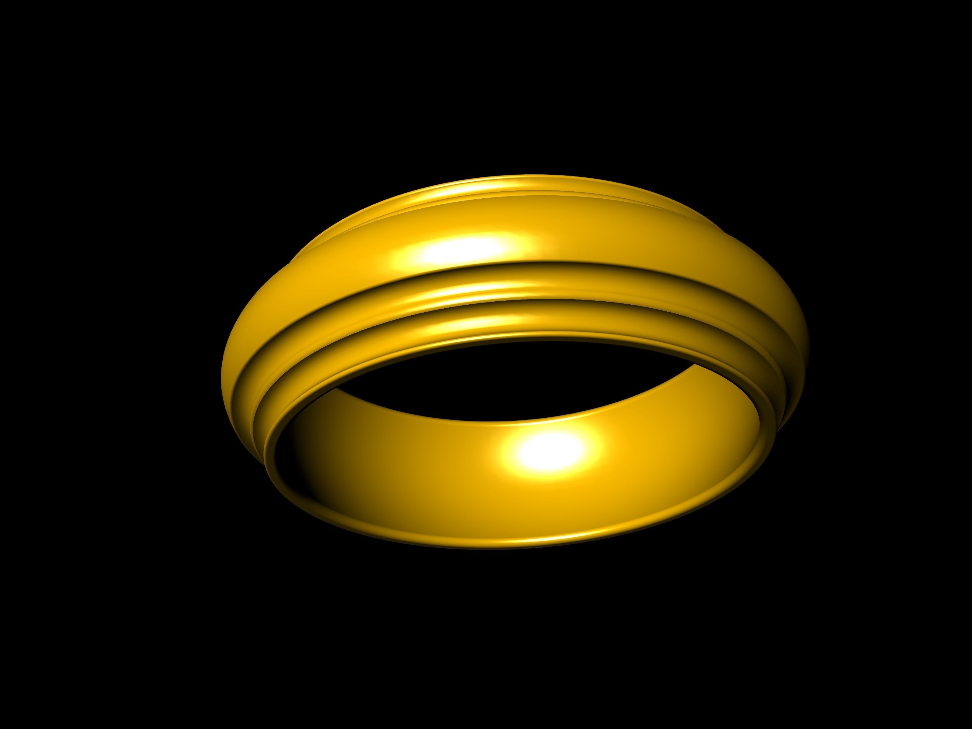 4 SIZES WEDDING BAND 3423 STL VERIFIED 3D print model_53