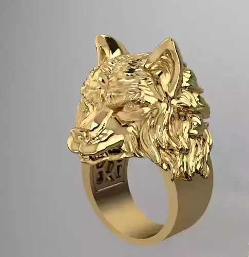 WOLF RING FOR MEN