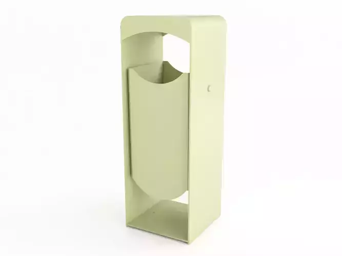 Trash can 16 3D model