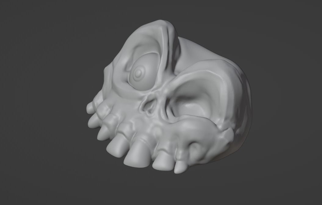 Sir Dan Skull - Medievil - Spooky Skeleton - Printable 3D print model_7