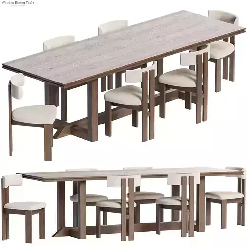 Es Taller  Dining Table with Chairs