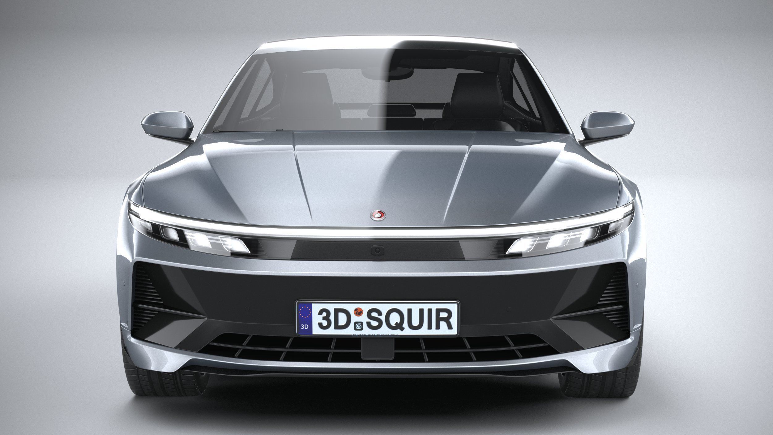 Generic Sedan 4door EV v3 2022 3D model_13
