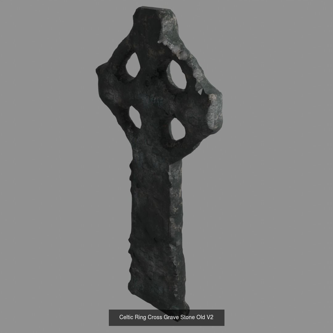 grave stone 3D Model Collection_10