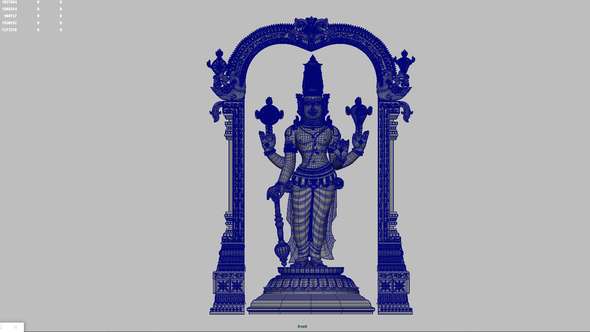 lord vishnu 3D model_12