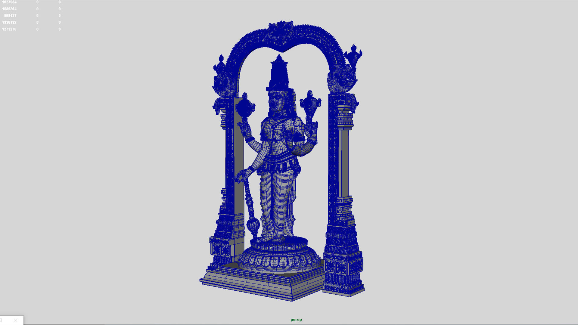 lord vishnu 3D model_3