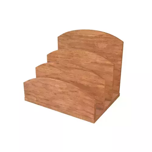 Letter Rack v2 001 Low-poly 3D model